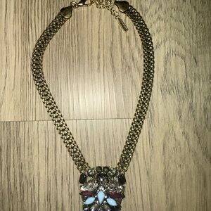 ⭐️Chic‎ Gold and Multicolor Gem Necklace⭐️